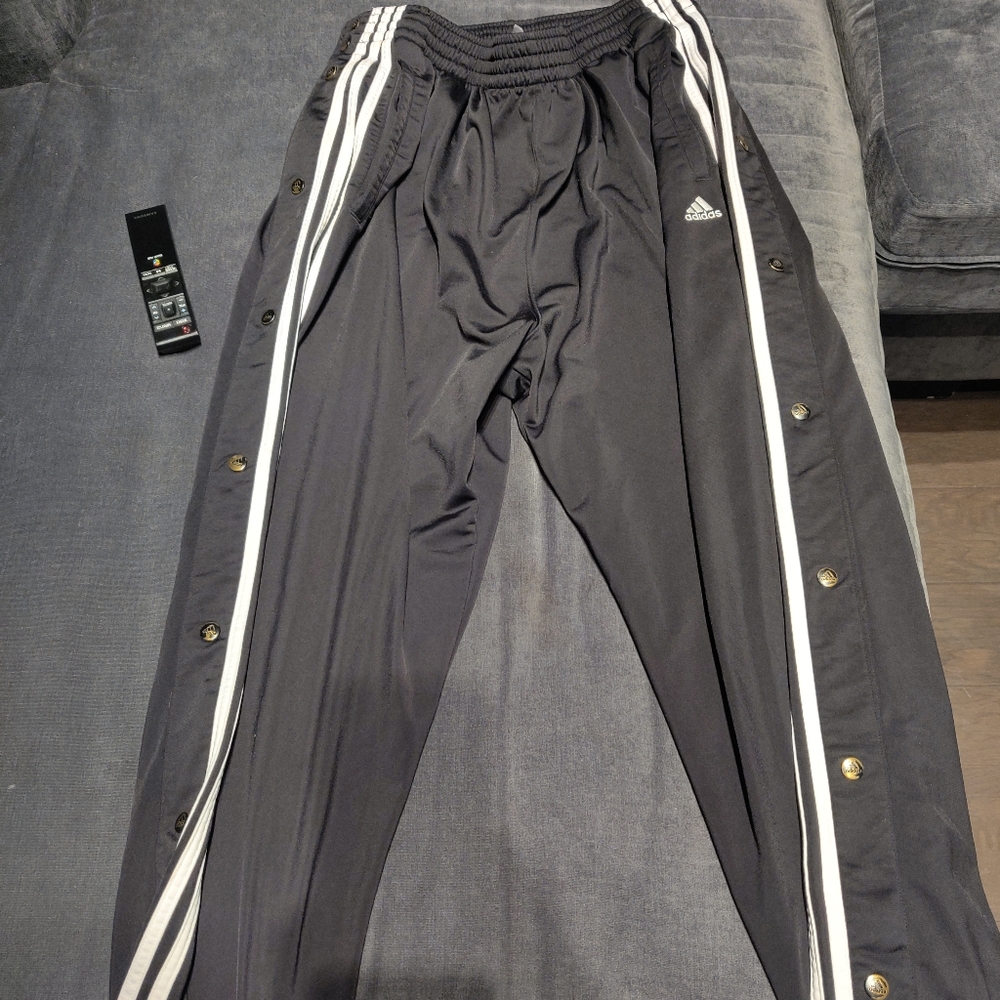 Adidas warmup workout pants breakaways xl